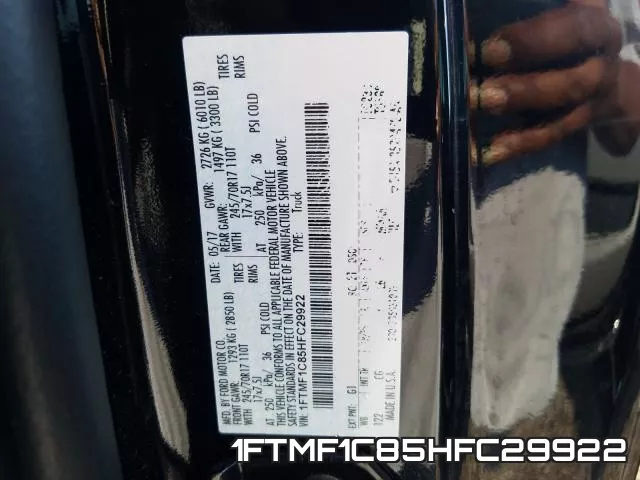 1FTMF1C85HFC29922 фото 2