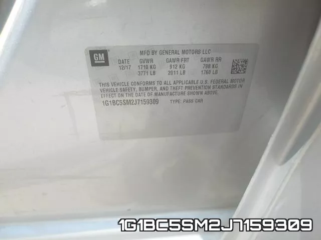 1G1BC5SM2J7159309 фото 2