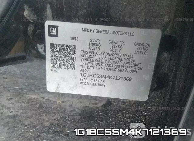 1G1BC5SM4K7121369 фото 10
