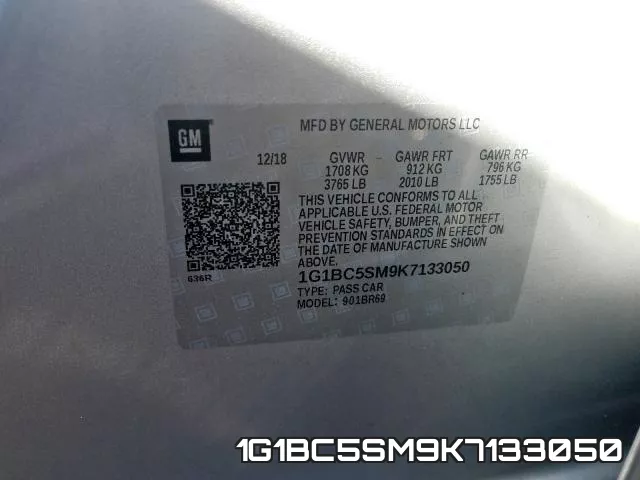 1G1BC5SM9K7133050 фото 2