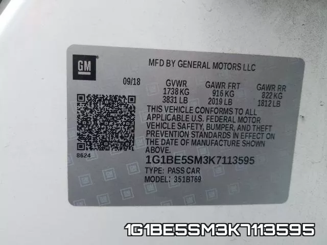 1G1BE5SM3K7113595 фото 2