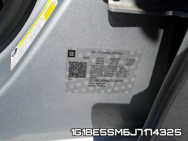 1G1BE5SM6J7174325 фото 2