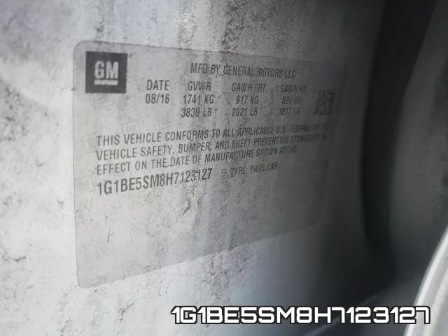1G1BE5SM8H7123127 фото 2