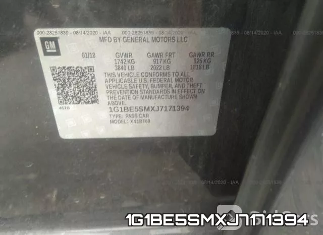 1G1BE5SMXJ7171394 фото 10