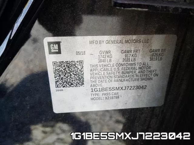 1G1BE5SMXJ7223042 фото 2