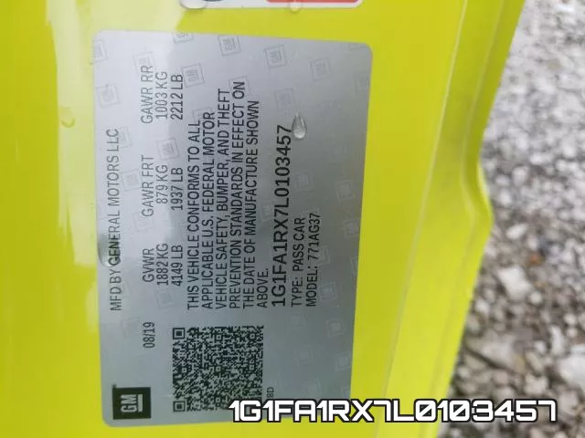 1G1FA1RX7L0103457 фото 2