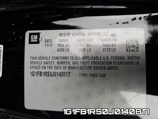1G1FB1RS0J0140817 фото 2