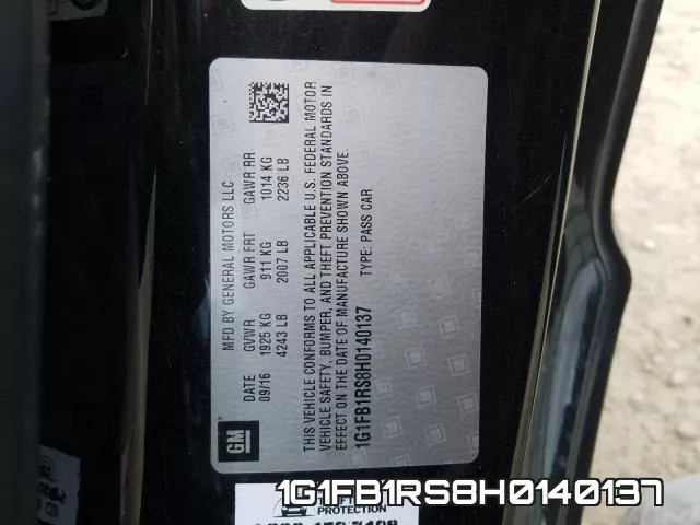 1G1FB1RS8H0140137 фото 2