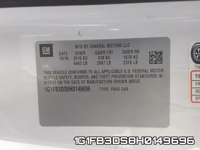 1G1FB3DS8H0149696 фото 2