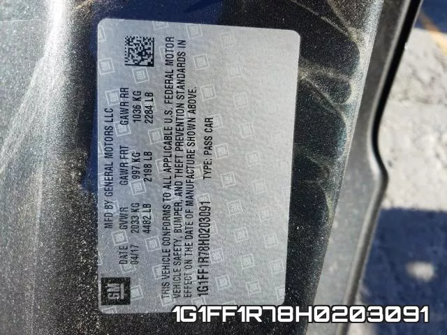 1G1FF1R78H0203091 фото 2