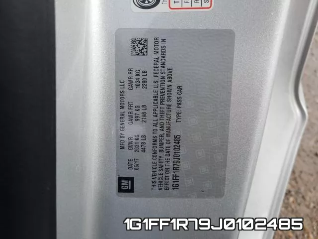 1G1FF1R79J0102485 фото 2