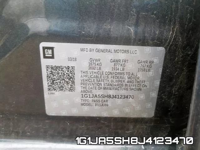 1G1JA5SH8J4123470 фото 2