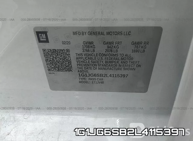 1G1JG6SB2L4115397 фото 10