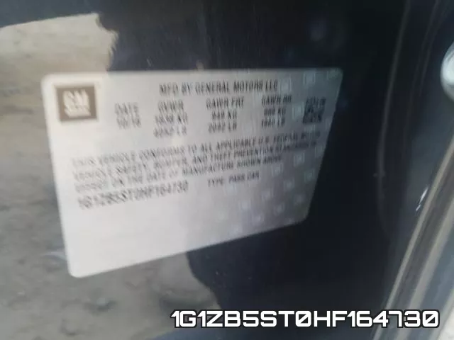 1G1ZB5ST0HF164730 фото 2