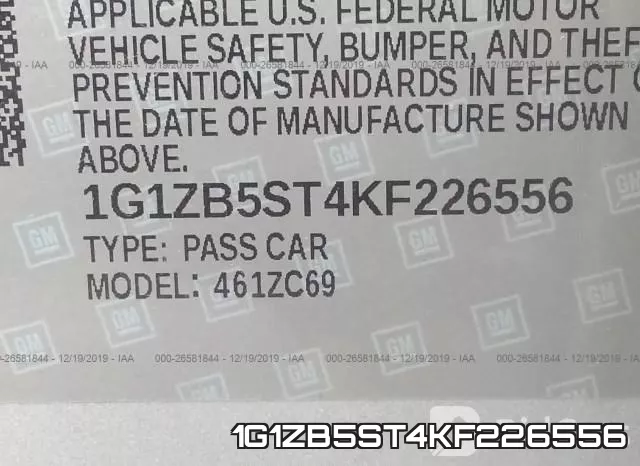 1G1ZB5ST4KF226556 фото 10