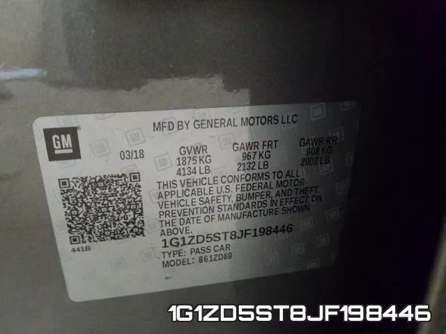 1G1ZD5ST8JF198446 фото 2