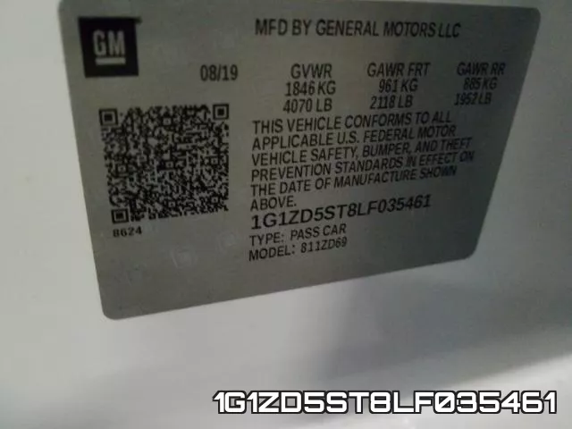 1G1ZD5ST8LF035461 фото 2