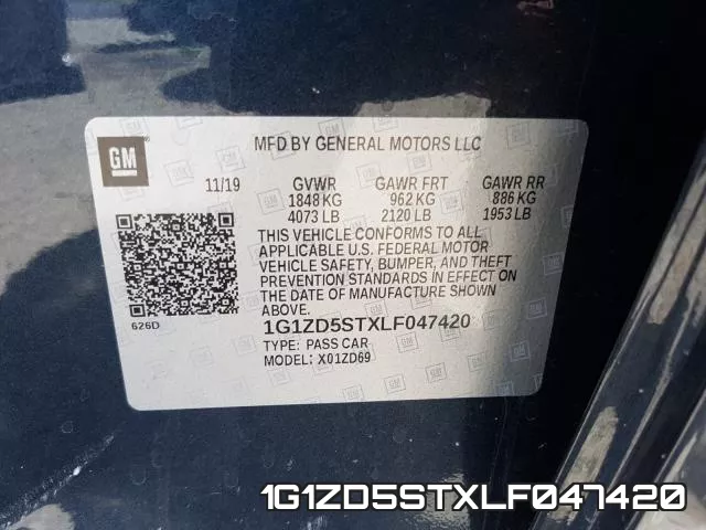 1G1ZD5STXLF047420 фото 2