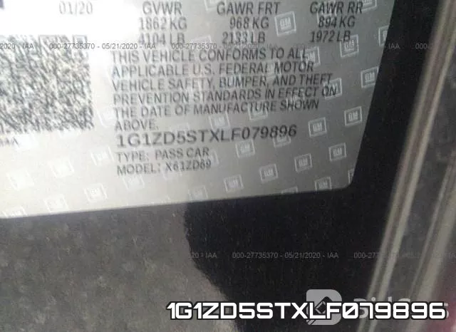 1G1ZD5STXLF079896 фото 10