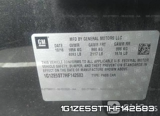 1G1ZE5ST7HF142683 фото 10