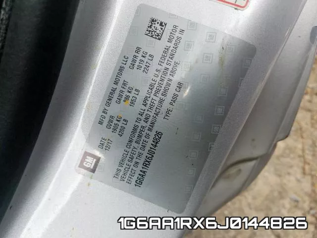 1G6AA1RX6J0144826 фото 2