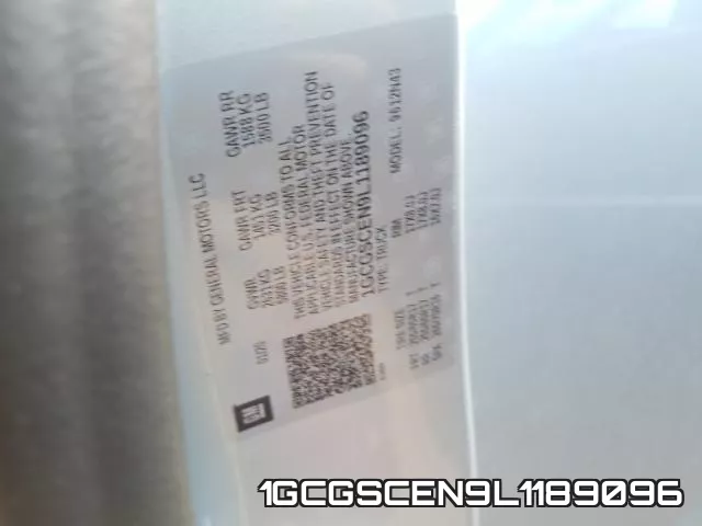 1GCGSCEN9L1189096 фото 2