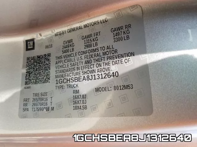 1GCHSBEA8J1312640 фото 2