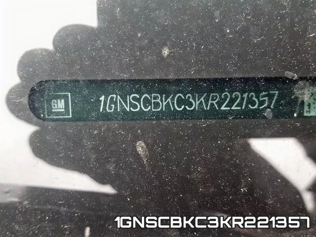 1GNSCBKC3KR221357 фото 2