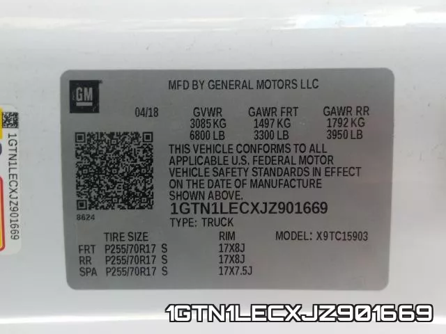 1GTN1LECXJZ901669 фото 2