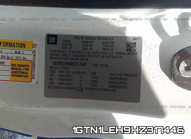 1GTN1LEH9HZ317446 фото 10