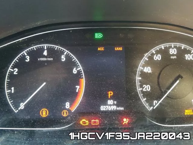 1HGCV1F35JA220043 фото 9