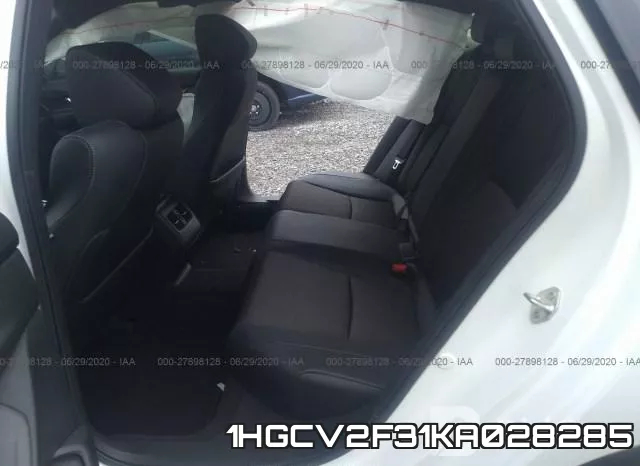 1HGCV2F31KA028285 фото 9