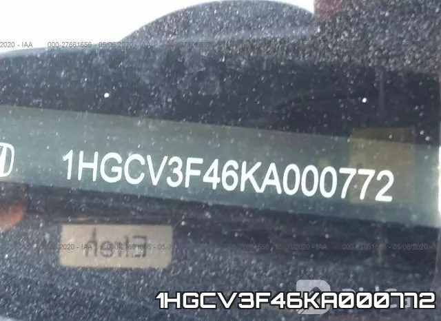 1HGCV3F46KA000772 фото 10
