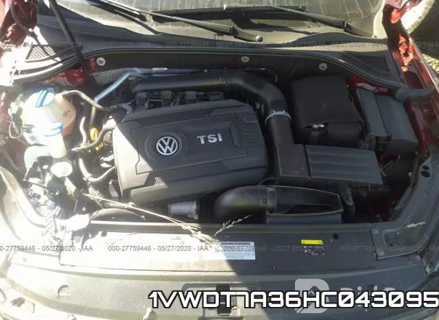 1VWDT7A36HC043095 фото 2