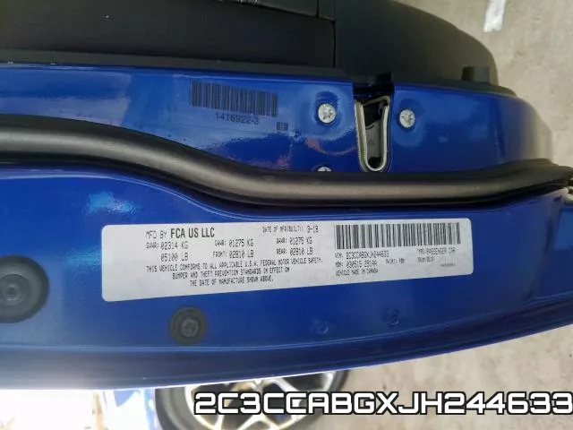 2C3CCABGXJH244633 фото 2