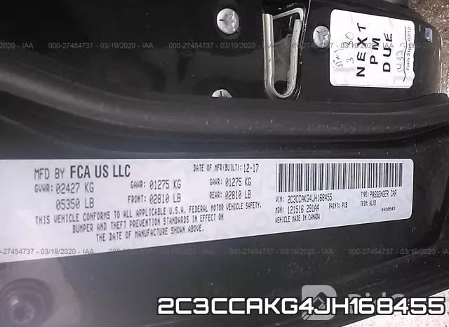 2C3CCAKG4JH168455 фото 10