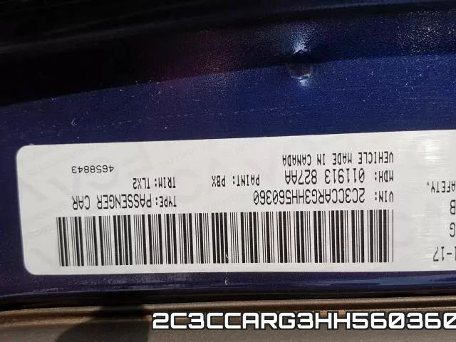 2C3CCARG3HH560360 фото 2