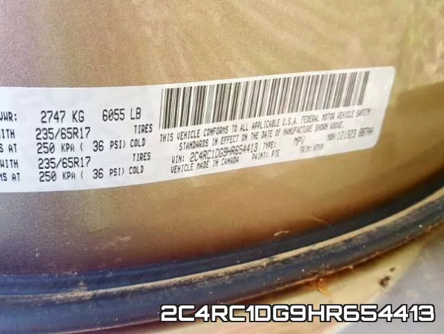 2C4RC1DG9HR654413 фото 2