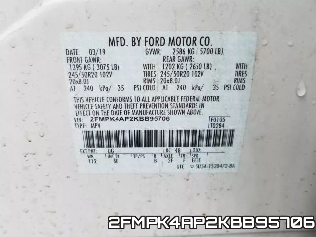 2FMPK4AP2KBB95706 фото 2