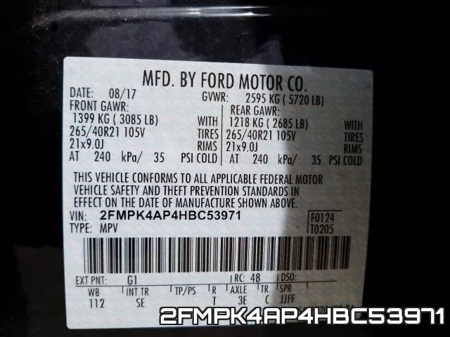 2FMPK4AP4HBC53971 фото 2