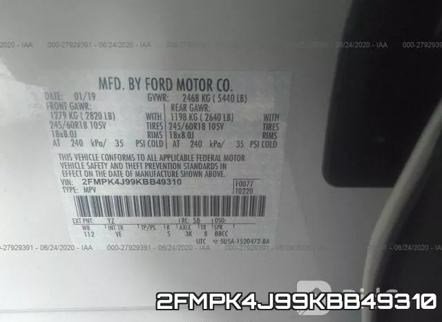 2FMPK4J99KBB49310 фото 10