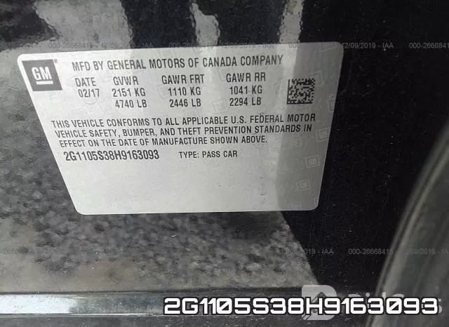 2G1105S38H9163093 фото 10