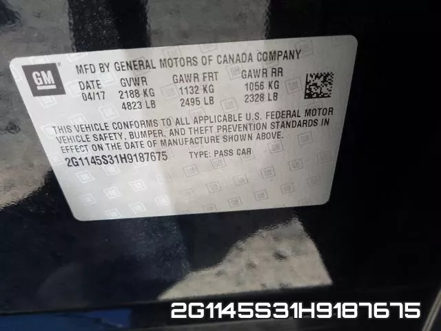 2G1145S31H9187675 фото 2