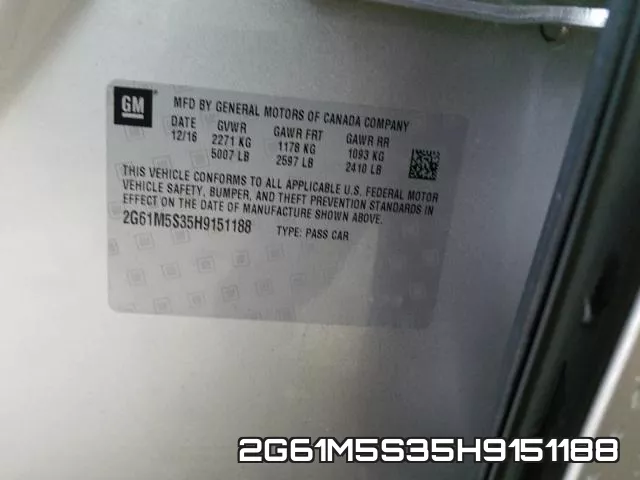 2G61M5S35H9151188 фото 2