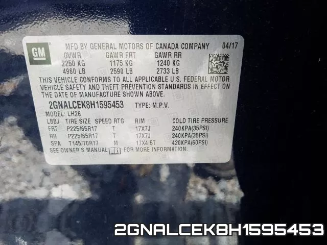 2GNALCEK8H1595453 фото 2