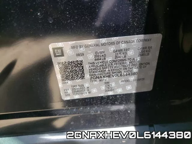 2GNAXHEV0L6144380 фото 2