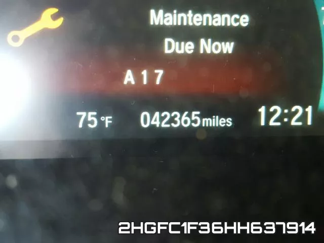 2HGFC1F36HH637914 фото 9