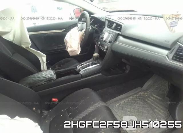 2HGFC2F58JH510255 фото 6