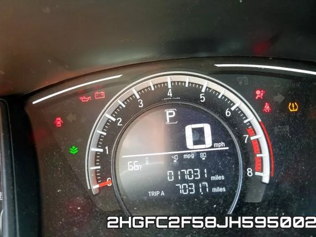 2HGFC2F58JH595002 фото 9