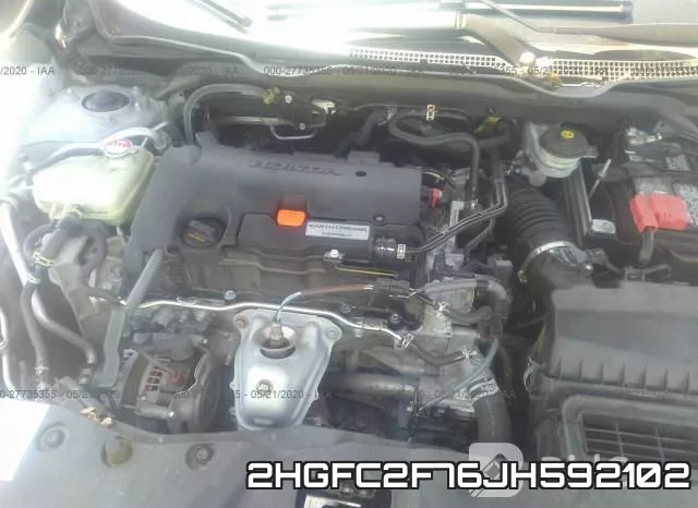2HGFC2F76JH592102 фото 2